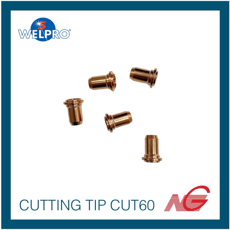 อุปกรณ์ WELPRO Cutting Tip CUT60 รหัสสินค้า BAWPCUTTIP08 5ชิ้น/ชุด