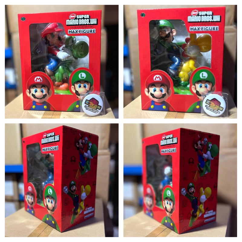 MARIO & YOSHI FIGURE // LUIGI & YOSHI FIGURE