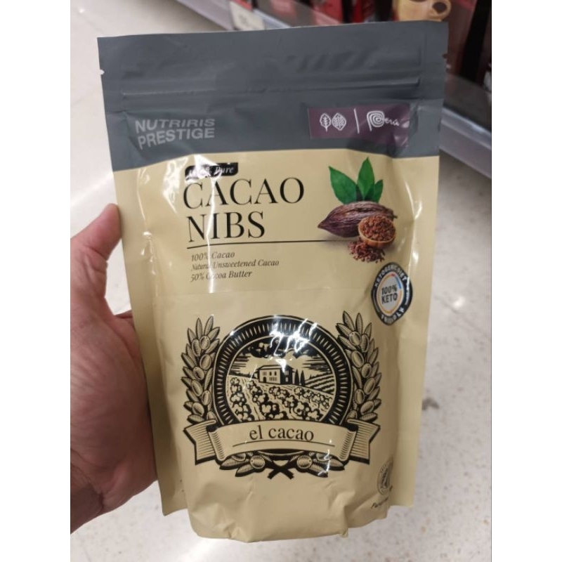 El Cacao Cacao Nibs 300g.คาเคา นิบส์ 100% 300 กรัม