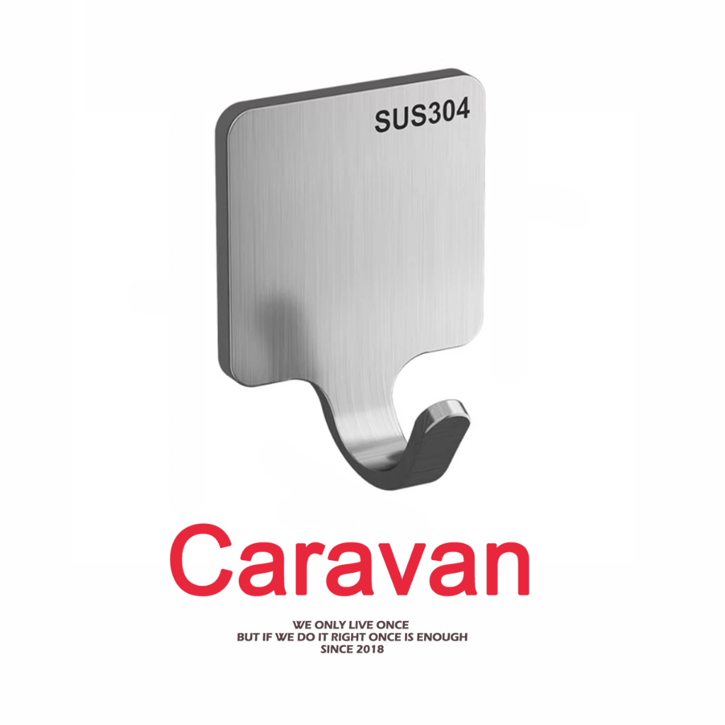 Caravan Crew Hook full metal ตะขอแขวนติดผนัง ตะขอห้องน้ํา ตะขอห้องน้ํา ตะขอครัว