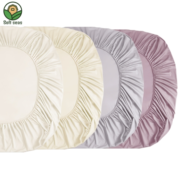 ผ้าปูที่นอน6/5/4/3.5/3ฟุต ผ้าปู รัดมุม 360 องศา สีไม่ตก ป้องกันไรฝุ่น ฟุตสีพื้น