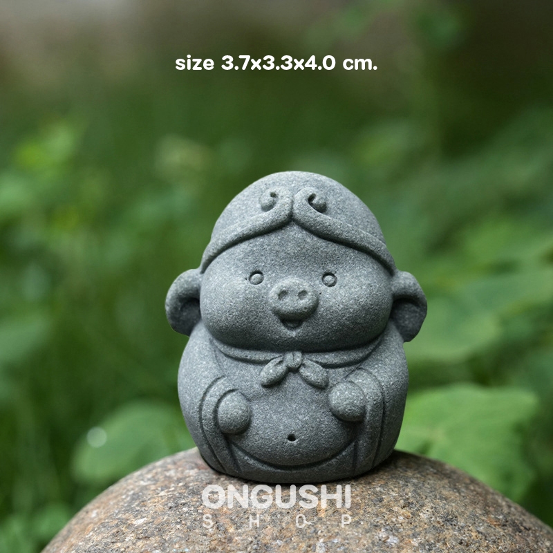 ⚡️ พร้อมส่งจากร้านคนไทย 🏮 รูปปั้นหินจิ๋วขนาดเล็ก ไซอิ๋วตะลุยชมพูทวีป ขนาด 4 cm. ครบชุด 4 ชิ้น