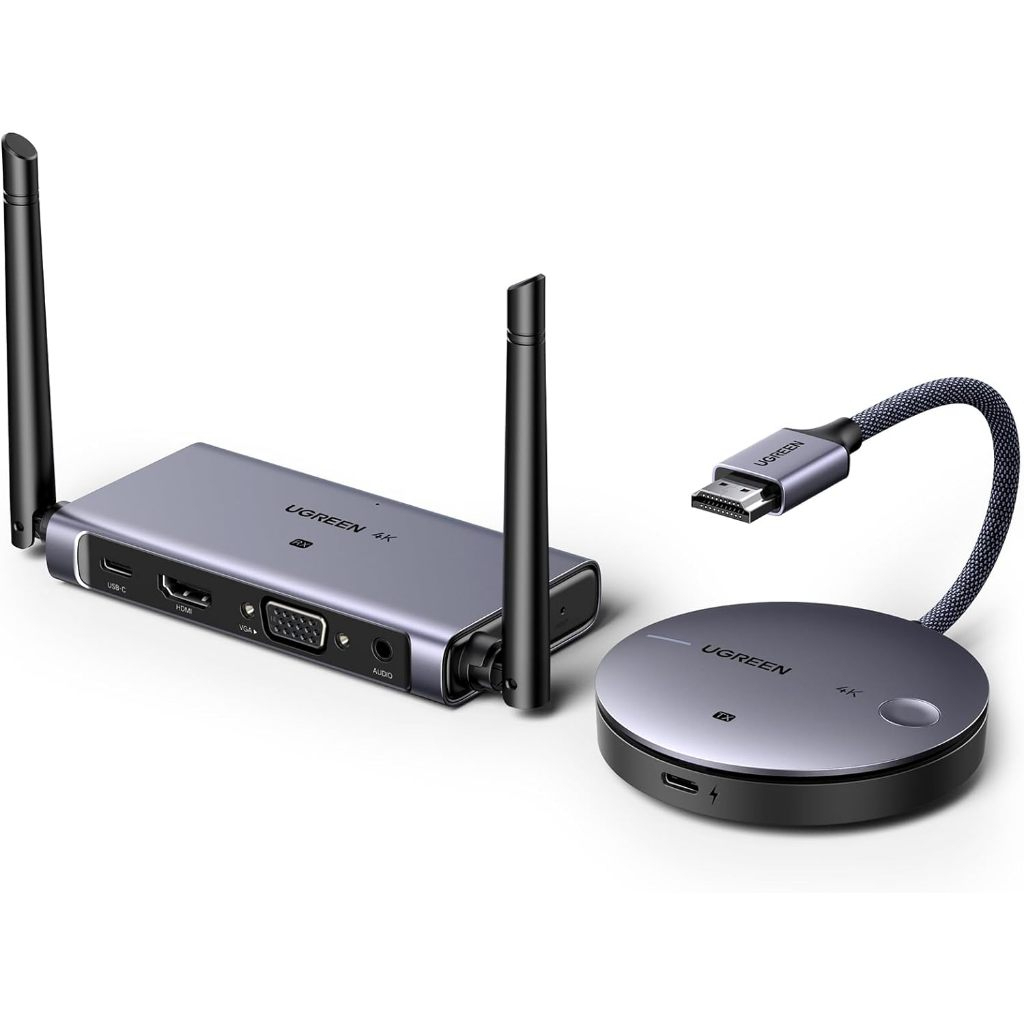 UGREEN (90909) HDMI Wireless Extender 50M. Video Transmitter & Receiver 2.4GHz/5GHz
