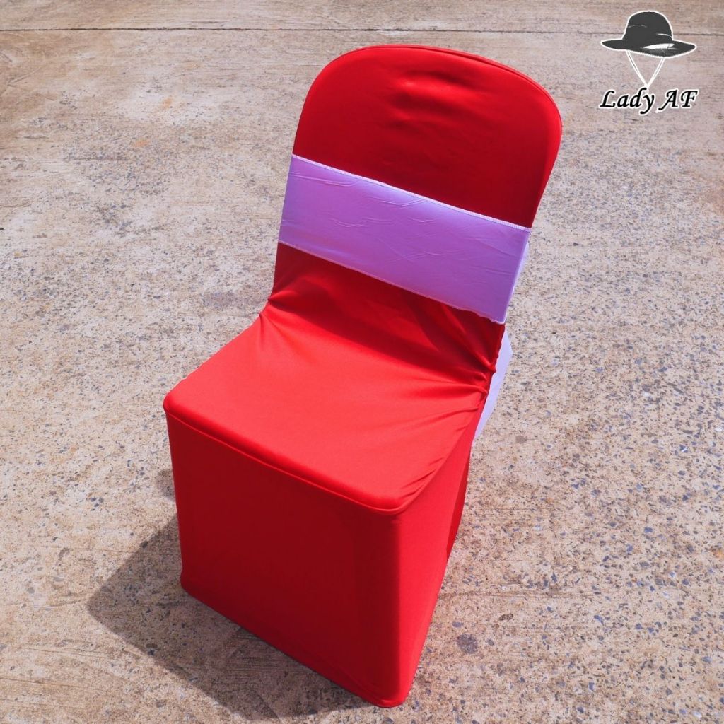 ผ้าคลุมเก้าอี้พร้อมโบว์สีขาว สามารถเลือกสีผ้าคลุมได้ตามต้องการ - รูปที่ 6