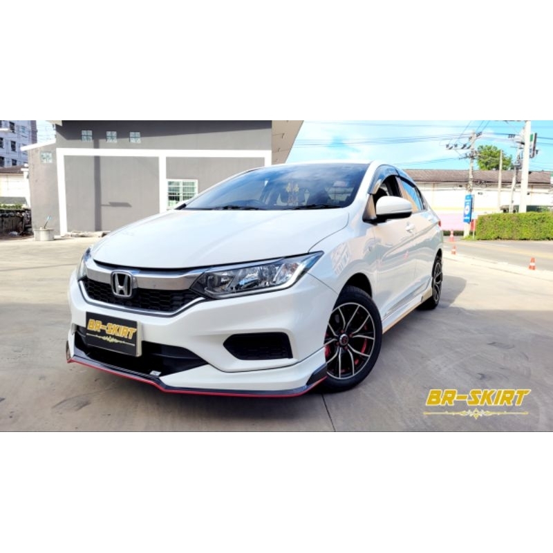 ♦️ชุดแต่งสเกิร์ต สเกิร์ตหน้า สเกิร์ตหลัง + สเกิร์ตข้าง  Honda City 2017-2019 รุ่น XT ทำสีให้พร้อม ซื