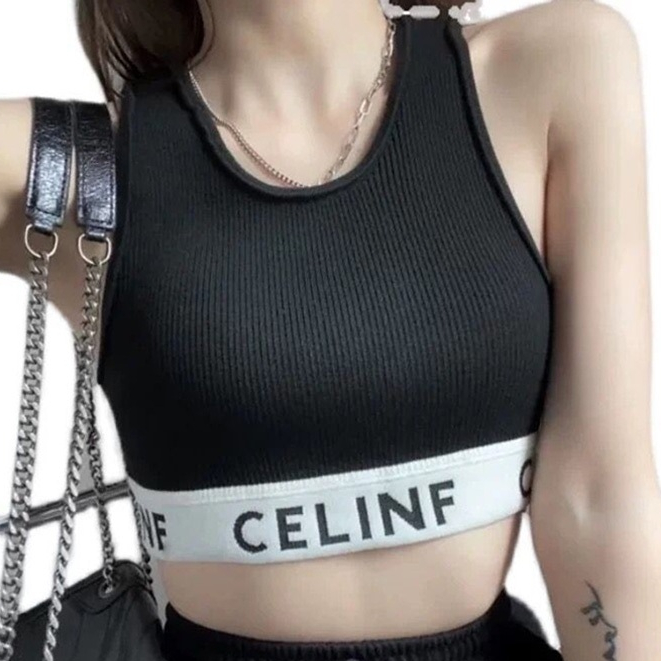 สาวฮอตเอียงปิดไหล่ถักเสื้อสลิงขนาดเล็กผู้หญิงฤดูร้อนด้านนอกสวมใส่ใน Super Fire ด้านในสั้นแขนกุดด้านล