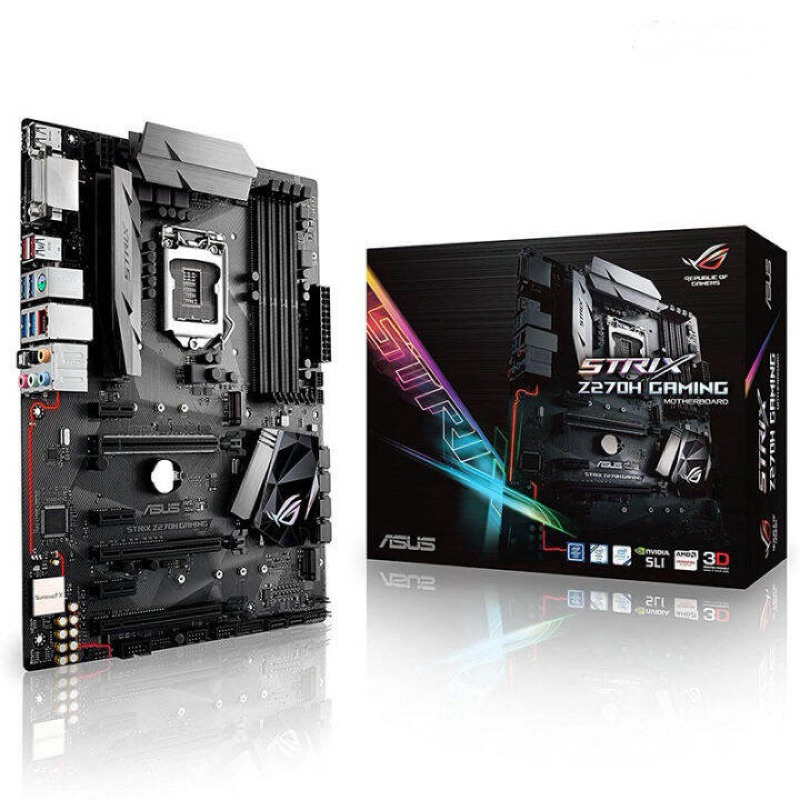 Mainboard INTEL ASUS STRIX Z270H GAMING (Socket 1151) มือสอง พร้อมส่ง ร้านไทย ส่งของไวมาก