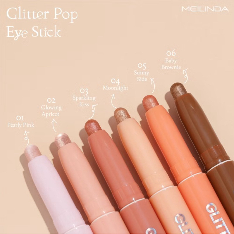 Meilinda Glitter Pop Eye Stick