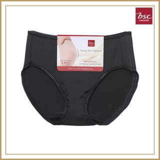 BSC Lingerie Panty กางเกงในเบสิค ทรงครึ่งตัว แพค 3 ชิ้น รุ่น BU4604