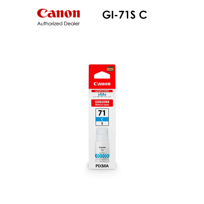 Canon หมึกอิงค์เจ็ท รุ่น GI-71S C สีฟ้า (หมึกแท้100%)