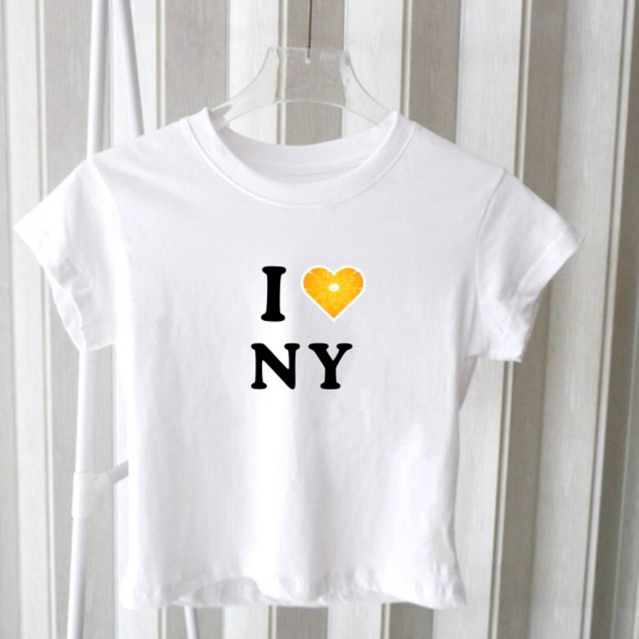 เสื้อยืด Baby tee I love NY