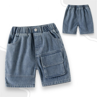 KZ3438 กางเกงยีนส์ กางเกงขาสั้นเด็ก เสื้อผ้าแฟชั่นเด็ก พร้อม…
