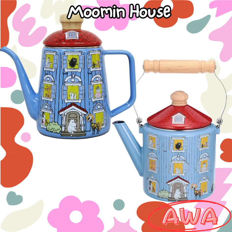 Fuji Horo Moomin House Drip Pot 1.0L / IH compatible kettle 2.0L