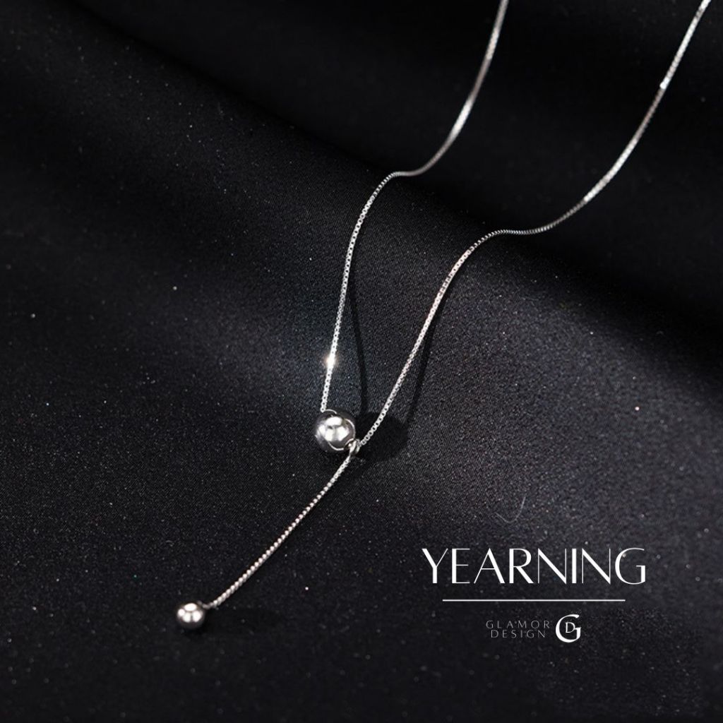 GLAMOR✨จี้เงิน Yearning จี้้สร้อยคอ สร้อยเงินแท้ สร้อยแฟชั่น สร้อยคอเพชร สร้อยคอเงิน สร้อยคอเพชร