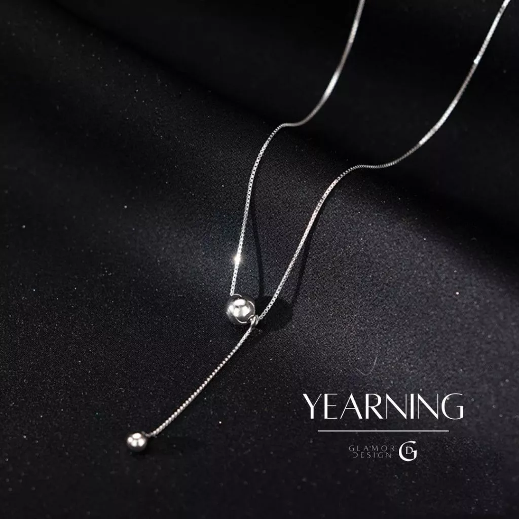 GLAMOR✨จี้เงิน Yearning จี้้สร้อยคอ สร้อยเงินแท้ สร้อยแฟชั่น สร้อยคอเพชร สร้อยคอเงิน สร้อยคอเพชร