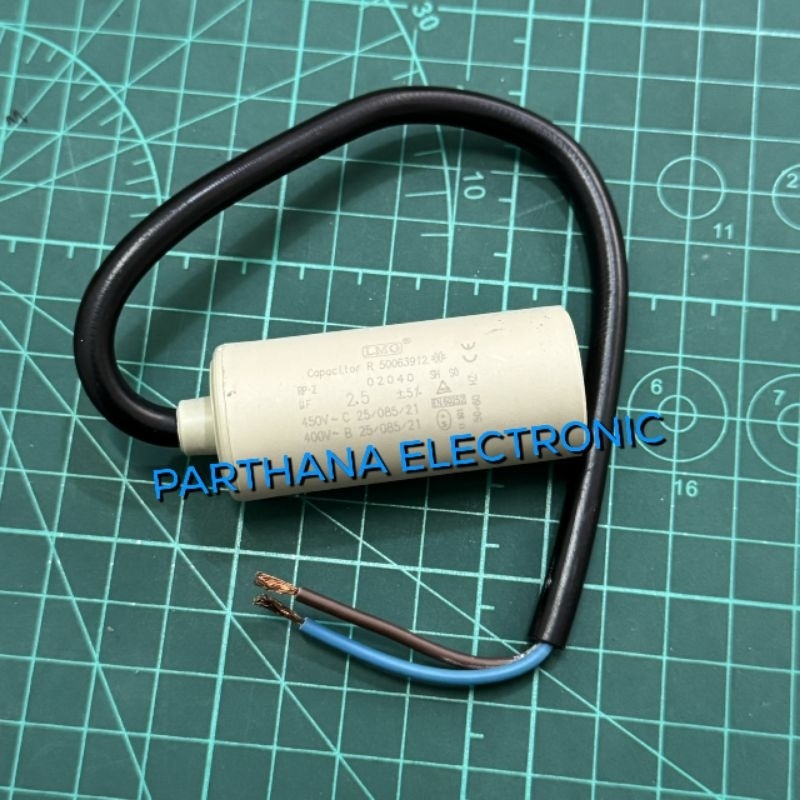 Capacitor 2.5uf 450V 5UF 450V มีสาย