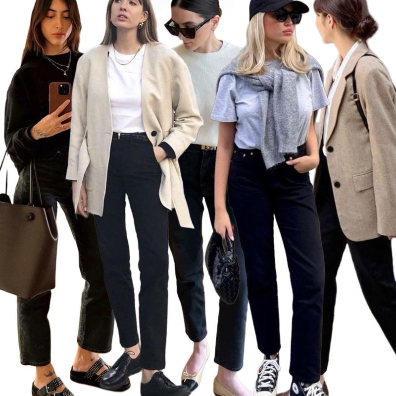 120฿ กางเกงยีนส์ขายาวทรงมัมเอวสูง Pull&Bear High-Waist Mom Jeans สีดำสนิท งานตำหนิ ขอคนรับได้นะคะ