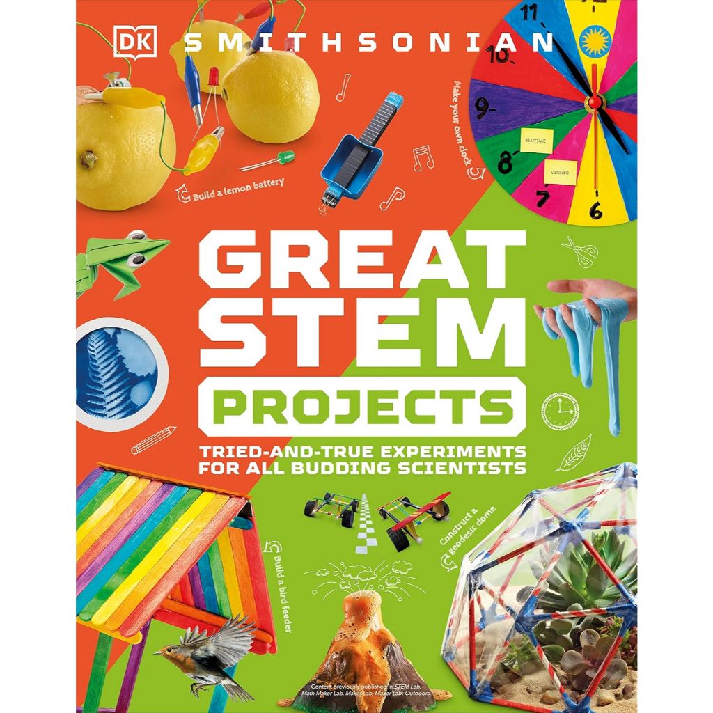 [Chulabook] หนังสือ GREAT STEM PROJECTS 9780744069709 (9780744069709) c321