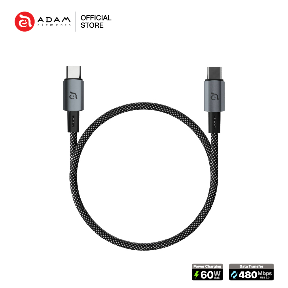 สายชาร์จ ADAM elements CASA C to C Magnetic Cable 60W 1M/2M - รองรับเอาต์พุตการชาร์จสูงสุด 60W