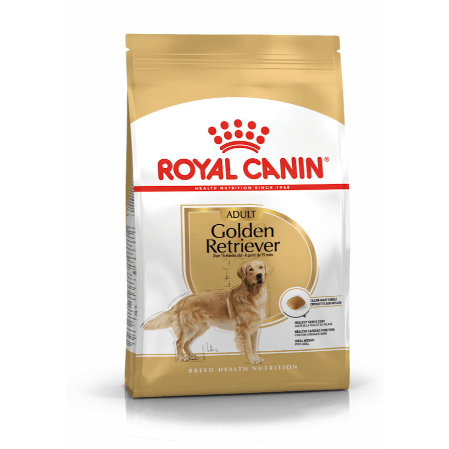 Royal Canin Golden Retriever Adult 12kg อาหารเม็ดสุนัขโต พันธุ์โกลเด้น อายุ15เดือนขึ้นไป Exp:02/2027