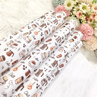 กระดาษห่อของขวัญอาร์ตมัน ลายถ้วยกาแฟ ขายขั้นต่ำ 5 แผ่น กลุ่ม…