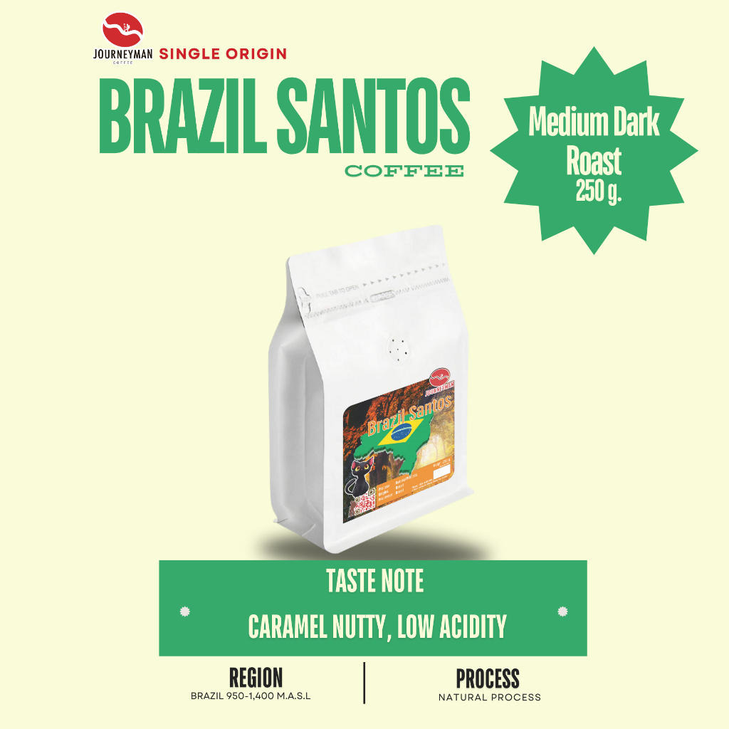 Journeyman "BRAZIL SANTOS" (Single Origin) 250 g