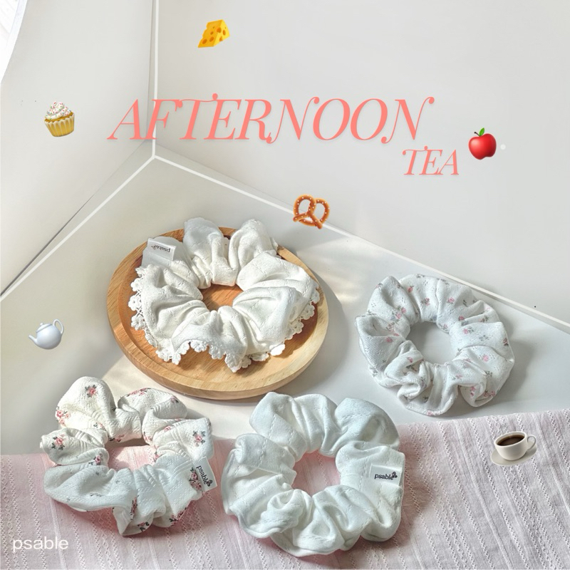 psable ♡ afternoon tea ♡ ยางรัดผม . ยางมัดผม . โดนัทมัดผม