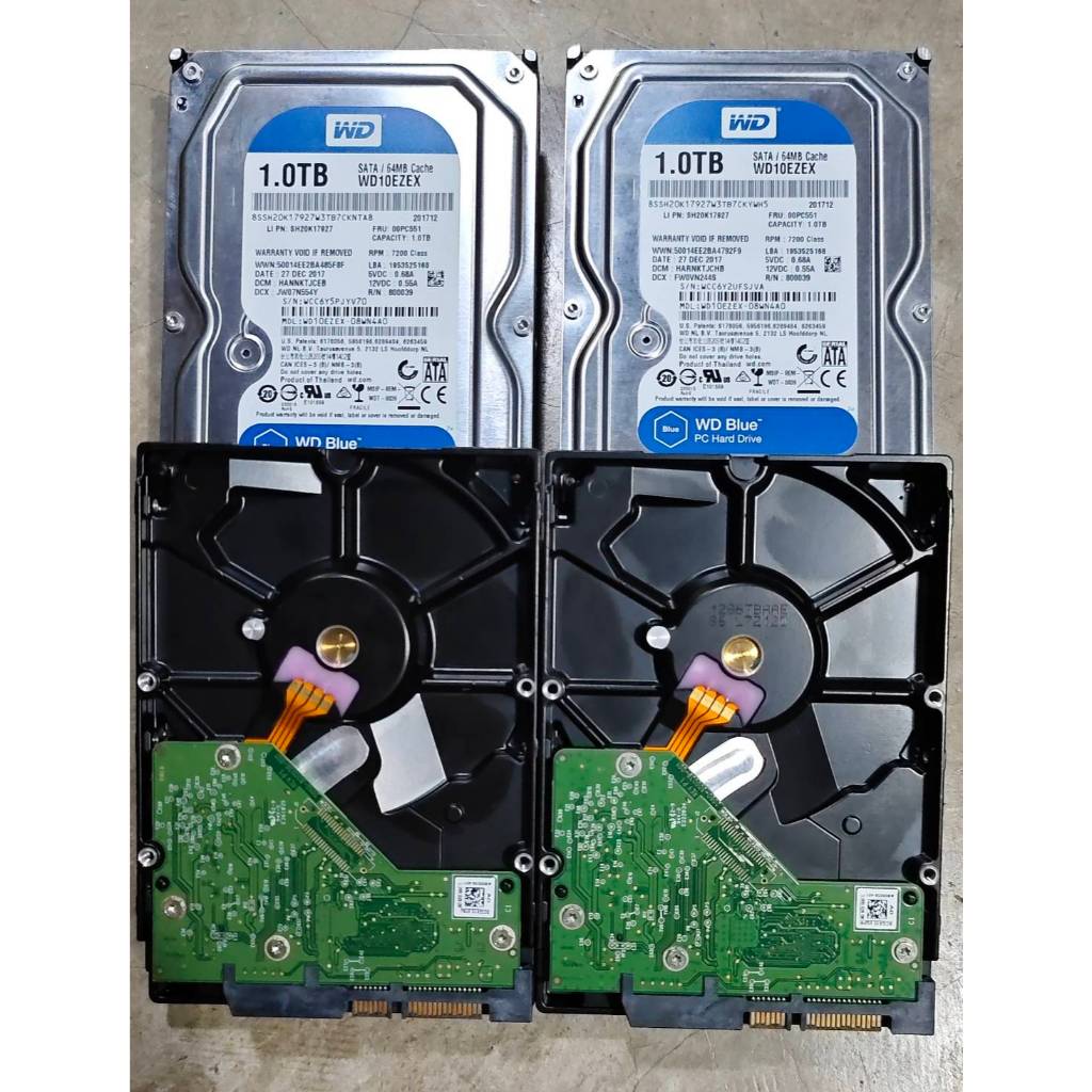 HARDDISK Westerm Digital (WD) Blue 1 TB. (7200 rpm)