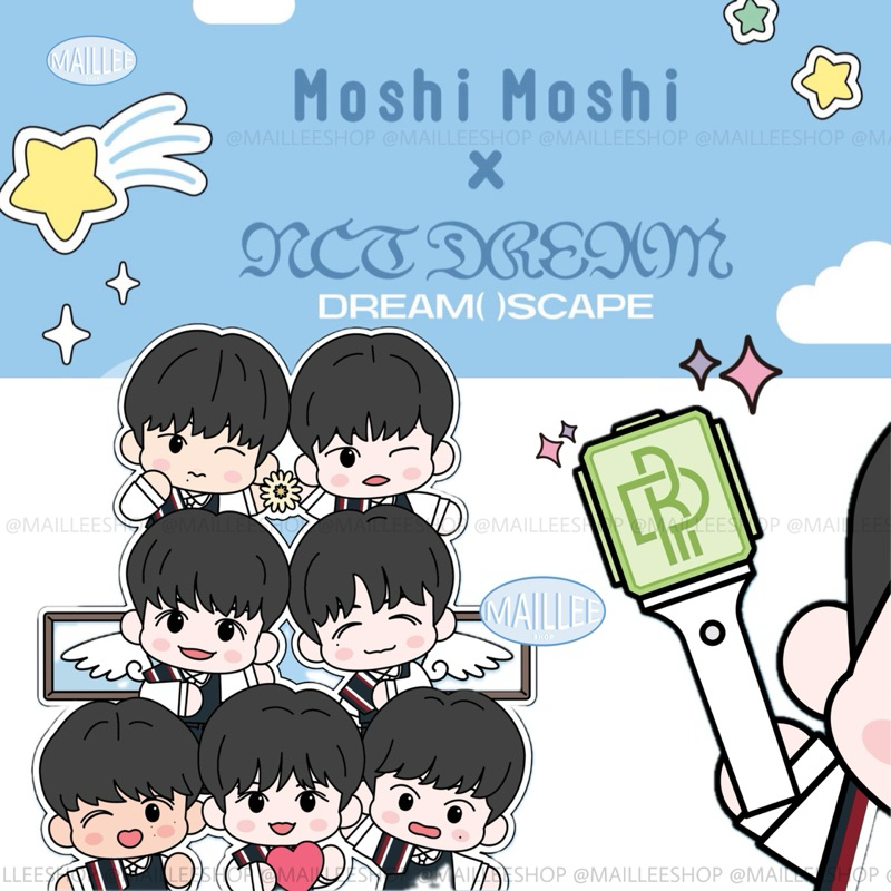 พร้อมส่ง MoshiMoshix NCT DREAM ของใหม่ไม่แกะ jaemin jeno mark renjun haechan chenle jisung เอ็นซีทีดรีม โมชิโมชิ