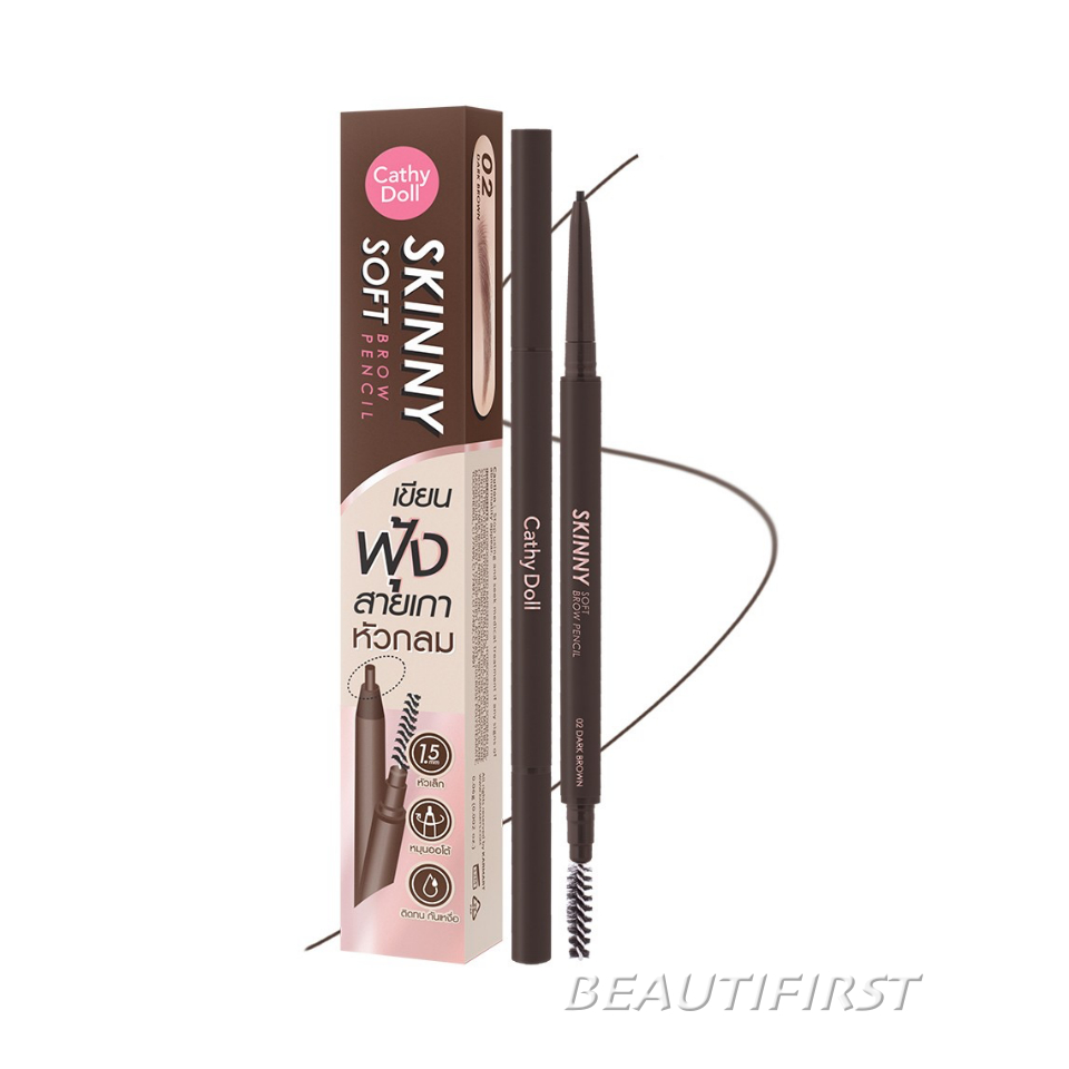 CATHY DOLL ดินสอเขียนคิ้ว SKINNY SOFT BROW PENCIL