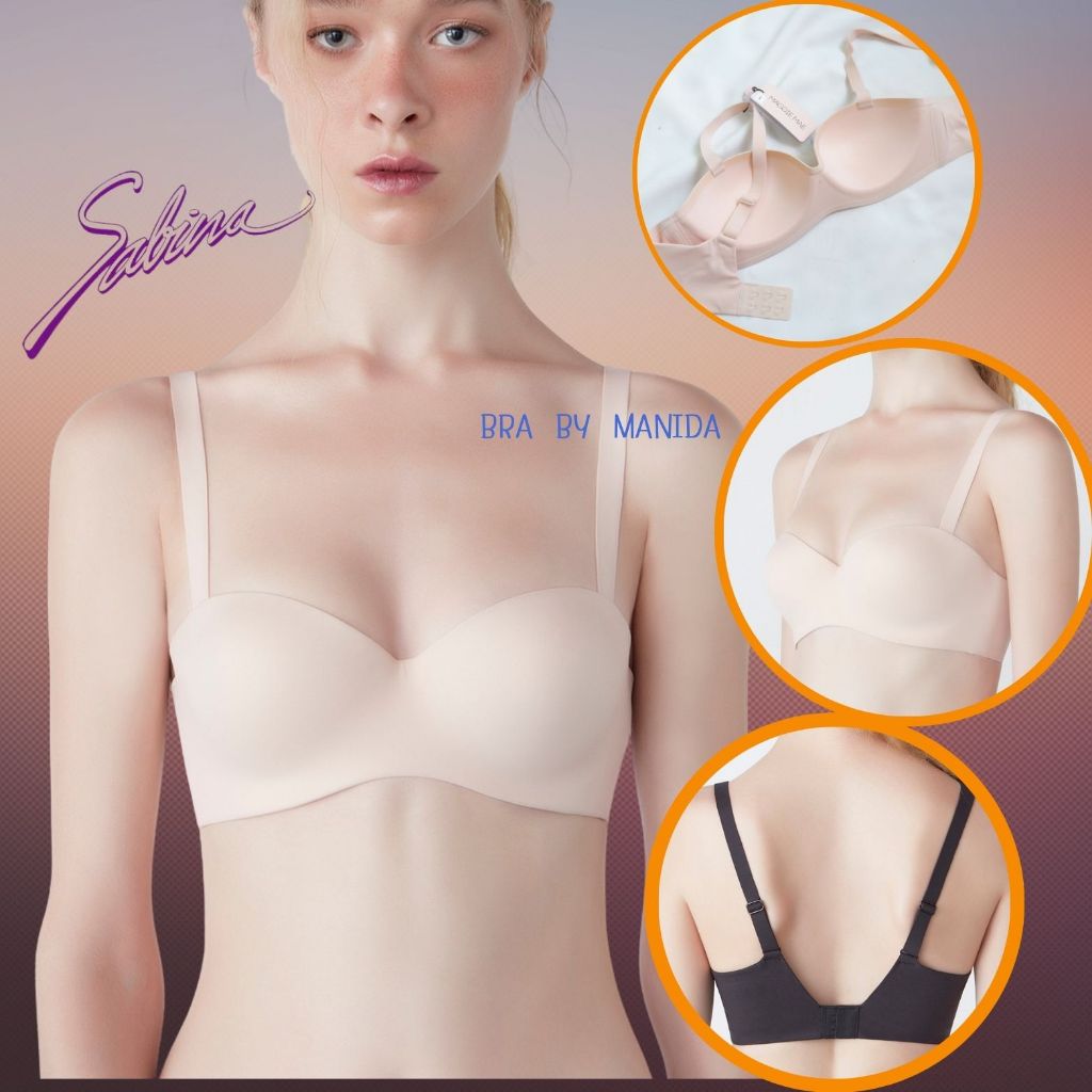 Sabina - SBT9004 บอดี้บรา บราเกาะอก รุ่น Maggie Mae คอลเลคชั่น Smooth n' Smart มีโครง(ซ่อนโครง) ราคา 990 บาท
