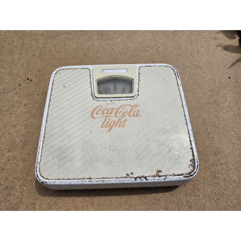 ของสะสม Coke โค้ก ที่ชั่งน้ำหนัก เครื่องชั่งน้ำหนัก Coke Coca Cola light มือสองจากญี่ปุ่น