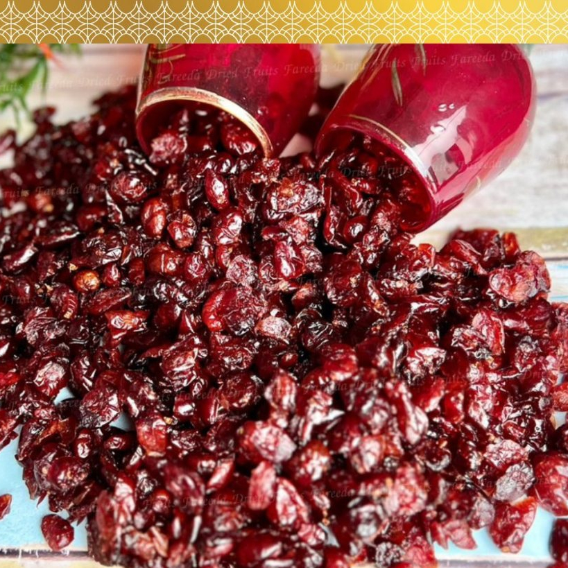 แครนเบอรี่ Dried Cranberry ถุงซิปล็อค ขนาด 500g.