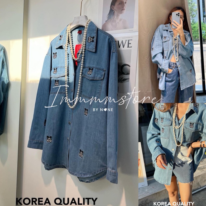 THOUSE - MlCKEY DENIM SHIRT 🇰🇷