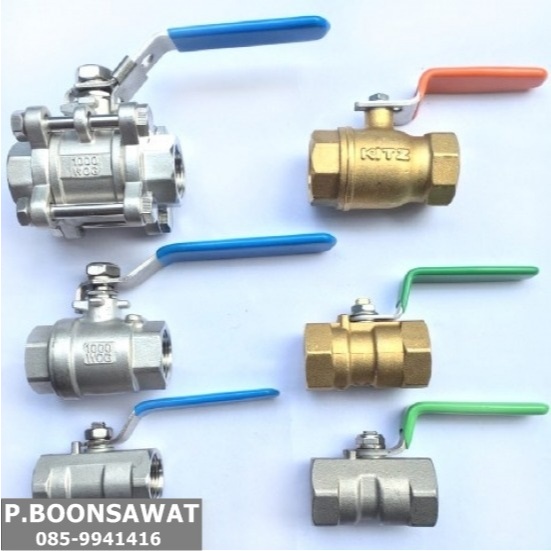 บอลวาล์วทองเหลือง KITZ-T บอลวาล์วทองเหลือง KITZ-400T (BRASS BALL VALVE)