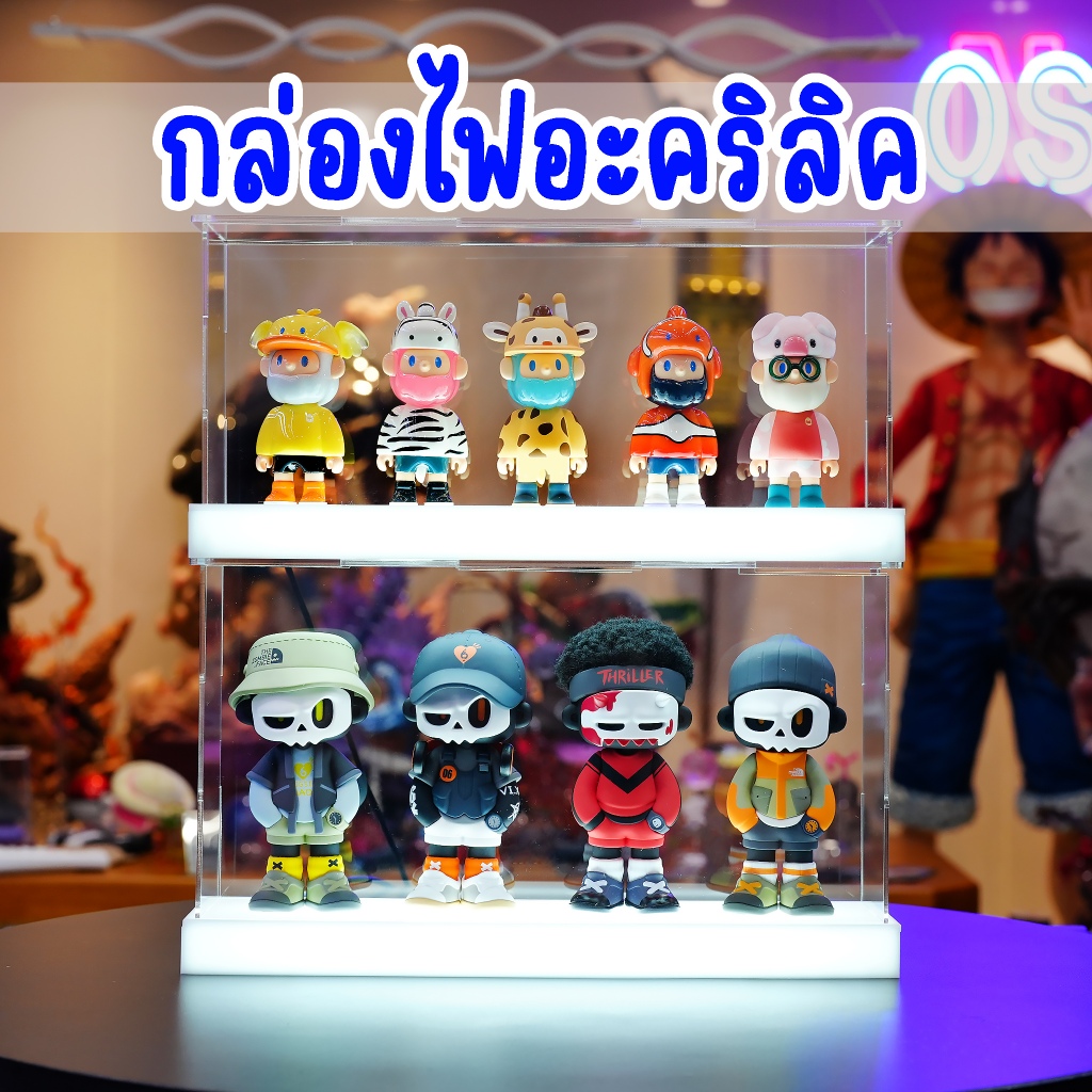 กล่องไฟอะคริลิคแบบยาว ONS Box Simple Series ไฟ USB มีหลายขนาดให้เลือก วางซ้อนทับกันได้