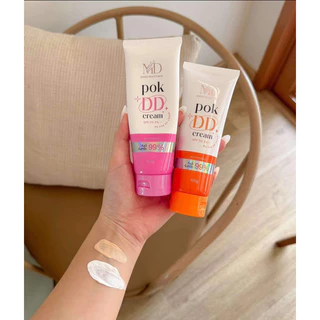 POK DD CREAM พอกดีดี กันน้ำกันเหงื่อ99% กันแดดSPF50 แตกตัวเป็นน้ำเกลี่ยง่าย ไม่ติดขน ไม่วอกไม่เทา พอกผิวกายขนาด 100 กรัม