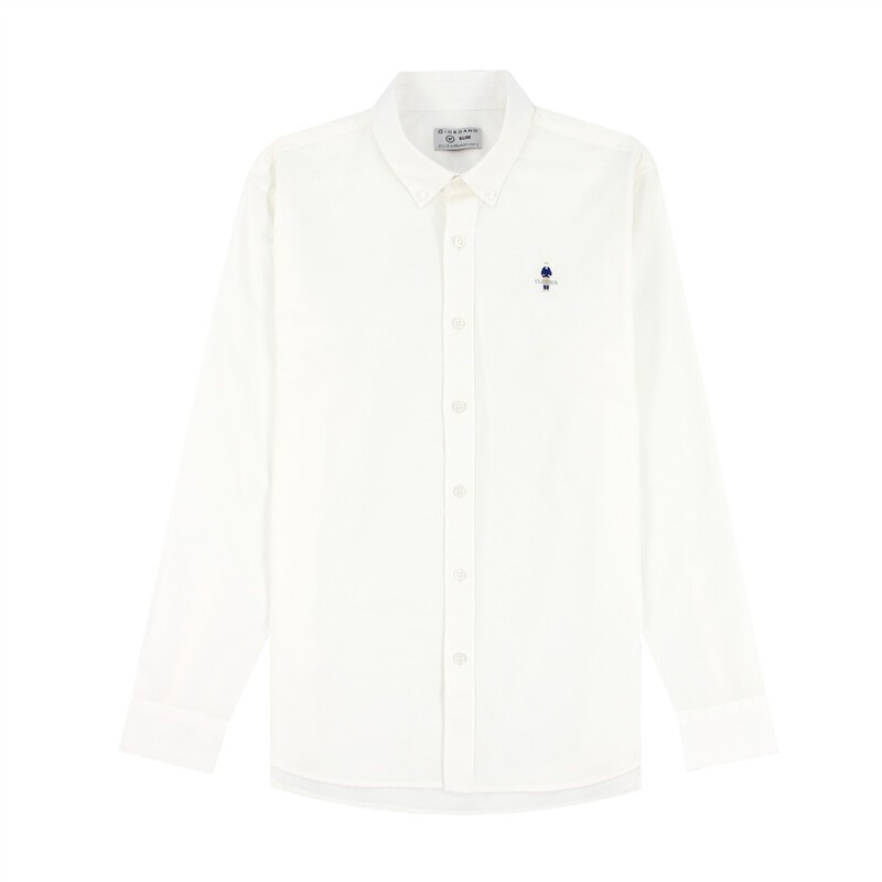 GIORDANO เสื้อเชิ้ตผู้ชาย Men's Slim Oxford Shirts 01044043