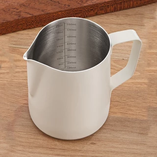 MIPH 304 เหยือกตีฟองนมสแตนเลส พิชเชอร์ Pitcher ถ้วยตีฟองนม ทำลายลาเต้อาร์ต ขนาด 350/600 ml