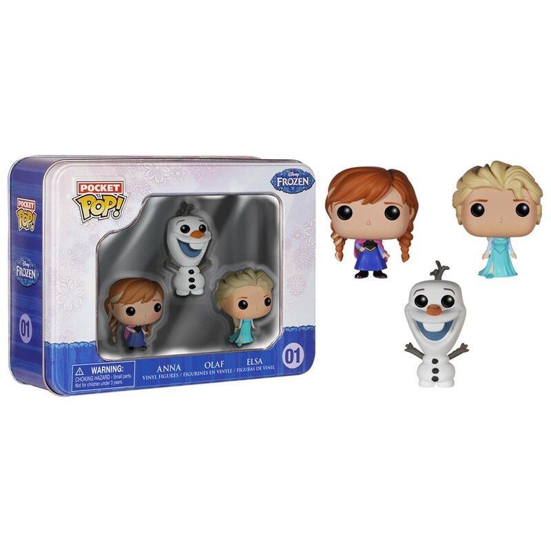 *No box* Disney Funko Pocket Pop Frozen Anna Elsa Olaf