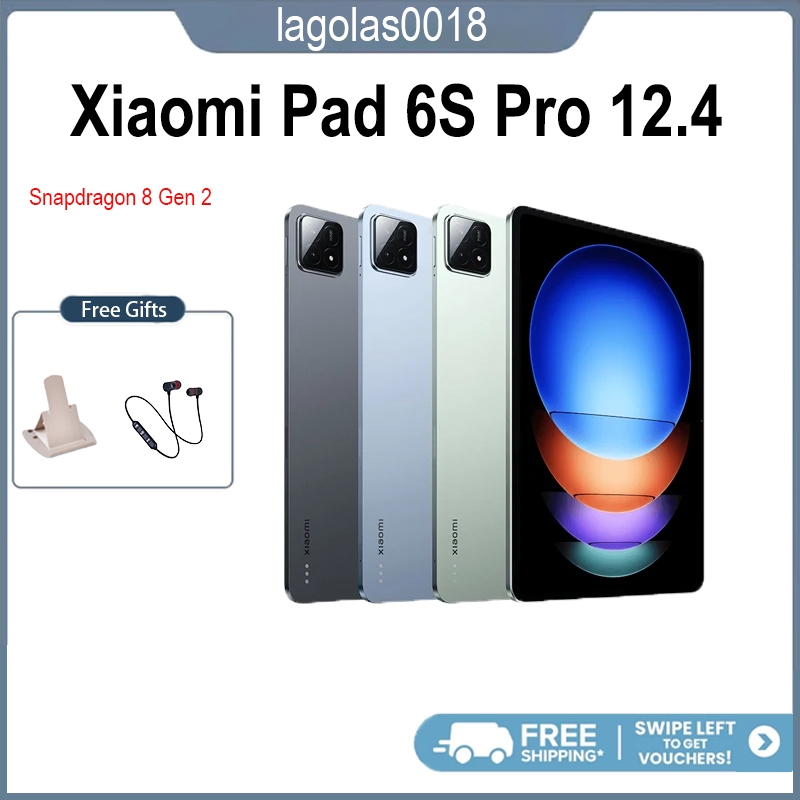Xiaomi Pad 6S Pro หน้าจอสุดคมชัด 3K 144Hz ขนาด 12.4 นิ้ว, แพลตฟอร์มมือถือ Snapdragon® 8 Gen 2 10000mAh Battery 120W Hype