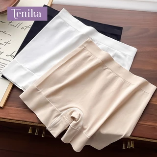 TENIKA กางเกงในผู้หญิงมีขา กางเกงเซฟตี้ ไร้ขอบ ใส่สุดสบาย ยืดกระชับ ผ้านิ่มใส่สบาย ระบายอากาศได้ดี