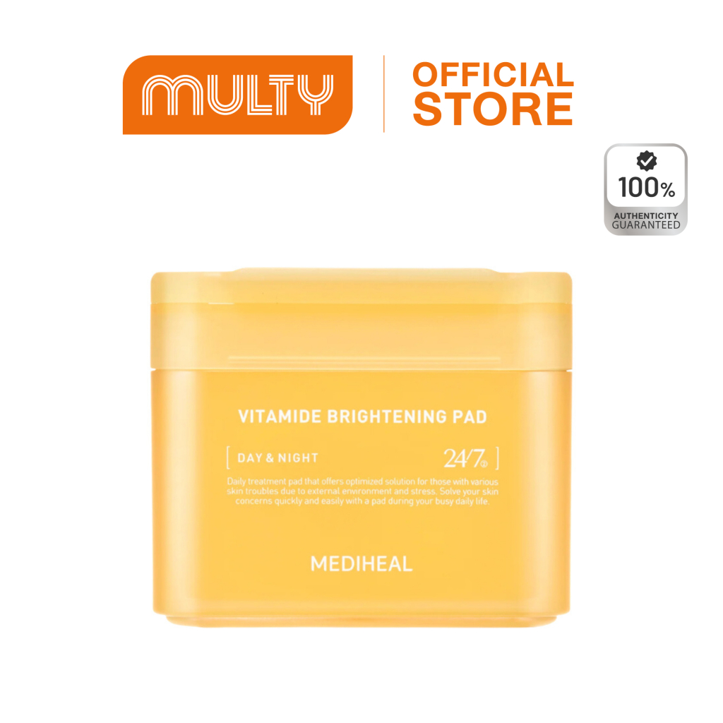 MediHeal- Vitamed Brightening Pad 170 ml. โทนเนอร์แพด