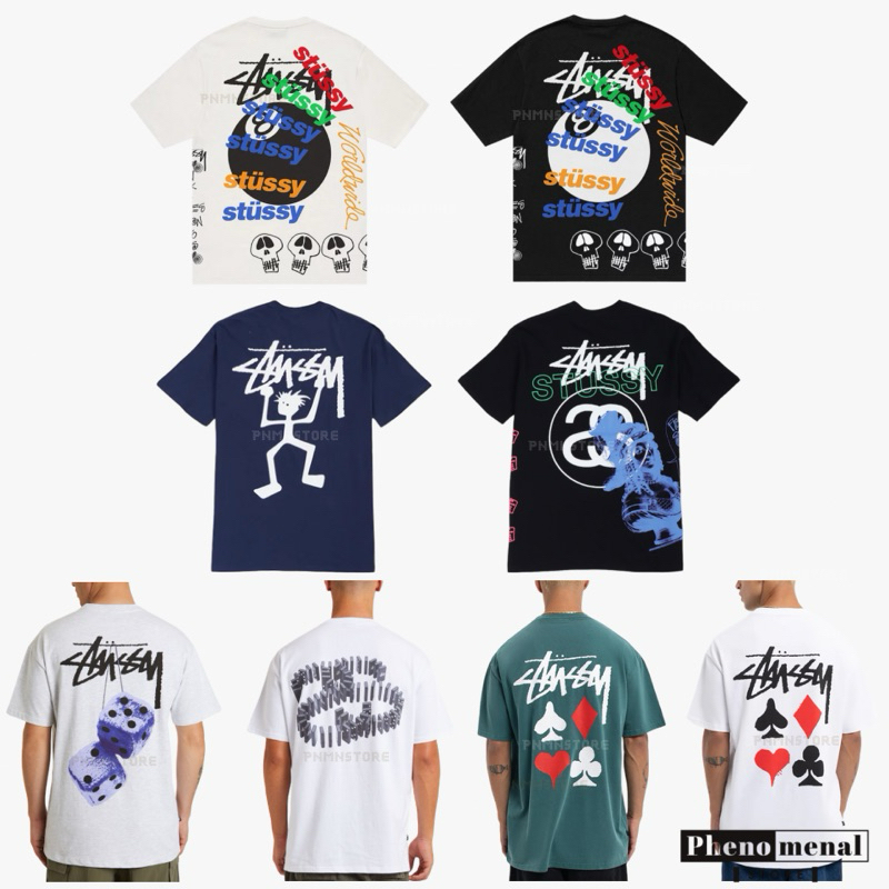 [เก็บโค้ด ลด 30%] เสื้อยืด Stussy AU ของแท้ พร้อมส่ง