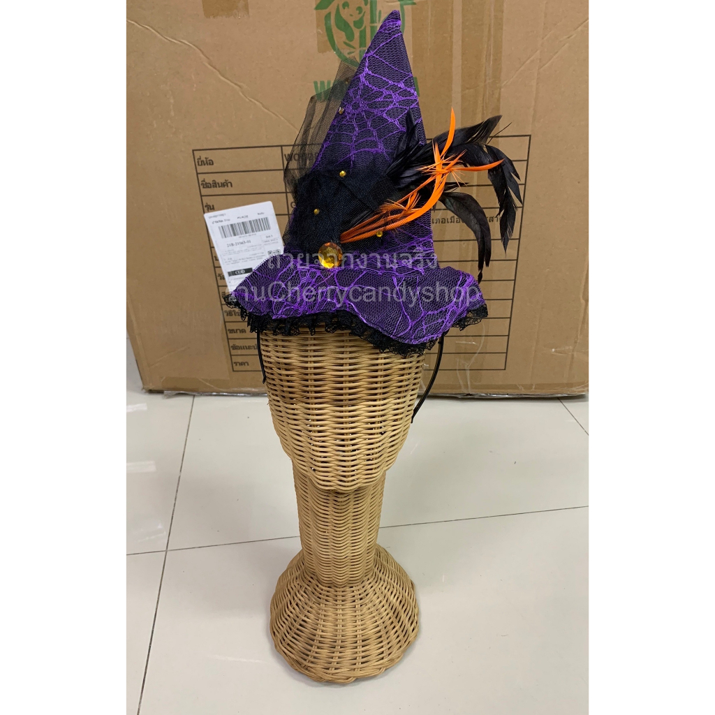 ที่คาดผม รุ่นหมวกแม่มด witch hat headband 🚚 ด่วนมีส่งGrabค่า - รูปที่ 3
