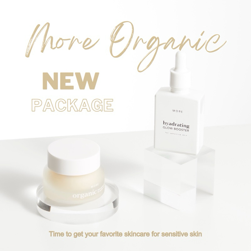 【NEW แพ็คเกจใหม่ล่าสุด!】SET-2 เซ็ทเซรั่มมอร์คู่ครีมออแกนิค ปลอบโยนผิวเติมน้ำให้ผิวและช่วยลดสิวอย่างอ่อนโยน - รูปที่ 2