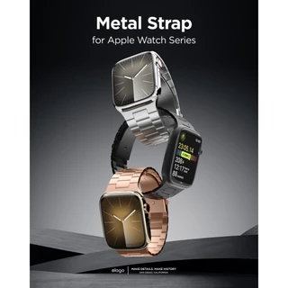 elago Apple Watch Metal Strap Band Stainless Steel 4, 5, 6, 7, 8, 9, 10, 11, SE, Ultra สายสแตนเลสแท้