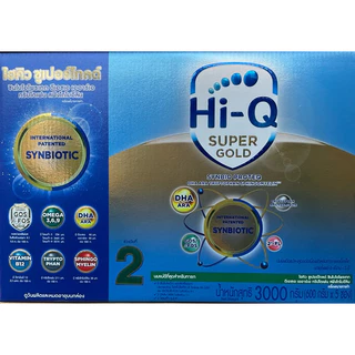 นมผง ไฮคิว ซูเปอร์โกลด์ สูตร 2 ขนาด 2850 กรัม Hi-Q SuperGold SYNBIO PROTEQ 2850 g ไฮคิวสูตร2