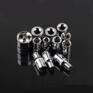 ชุดเครื่องมือ ชุดบล็อกเครื่องมือช่าง ประแจ ชุดบล็อก (เบอร์ 8-24mm) ชุดบล็อก 12 ชิ้น ขนาด 1/2 1/4 (4หุน)CR-V แท้