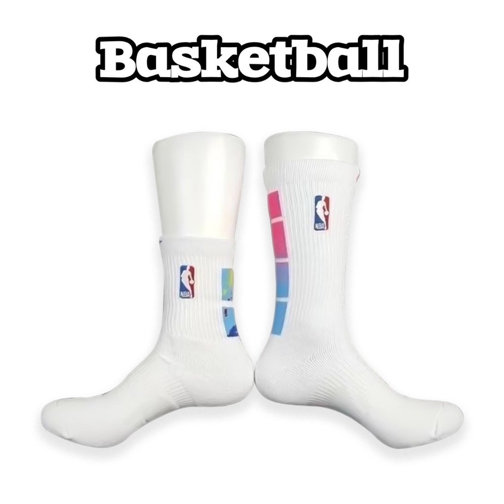 ถุงเท้ากีฬา ถุงเท้าบาสเก็ตบอล NBA ถุงเท้าวิ่ง (รหัส C-3)